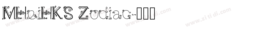MHeiHKS Zodiac字体转换